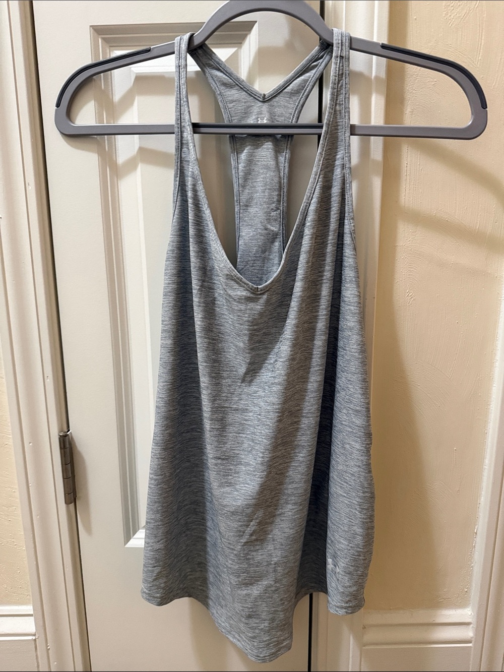 Under Armour Heather Gray Racerback Tank Top